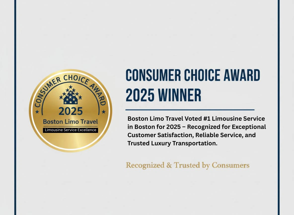 Boston limo travel Consuner Choice Award 2025 Winner
