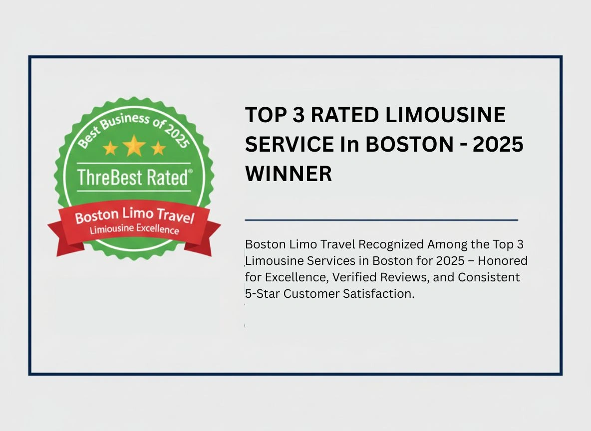 Top 3 Rated Limousine Service Award In Boston 2025